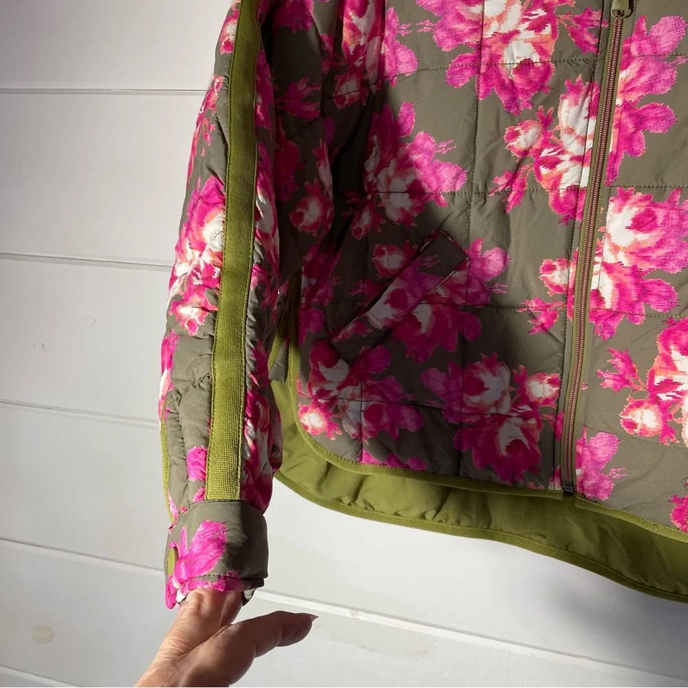 Free People Movement Printed Pippa Packable Puffer Quilted Jacket Sz XS - Picture 7 of 14